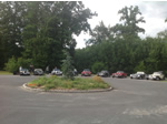 Alsace Trip. 20-27th June 2014 - Some of the 20+ cars from the UK outside our first nights to over