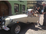 Alsace Trip. 20-27th June 2014 - Ever friendly panther people letting passerby sit in the car!